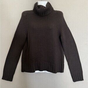 Brooks Brothers Dark Brown Turtleneck Sweater